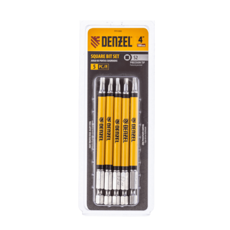 Набор бит DENZEL S2x100 мм, 5 шт.