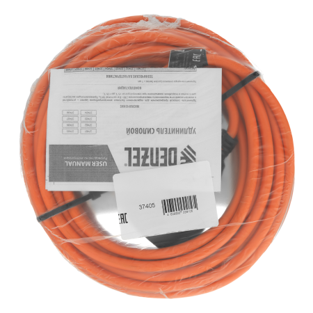 Удлинитель-шнур силовой Garden Series DENZEL, ПВС, 10м, 1 розетка, 3 x 1 мм