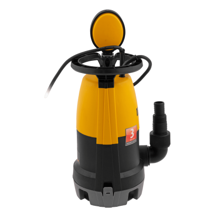 Дренажный насос DENZEL DP600S для чистой и грязной воды, 600 Вт, напор 7 м, 13000 л/ч