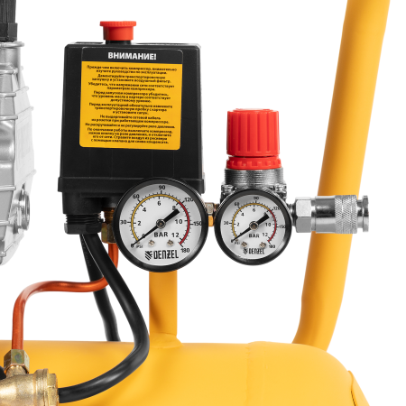 Компрессор воздушный прям. привод DENZEL DCV1800/50, 1,8 кВт, 50 литров, 320 л/мин