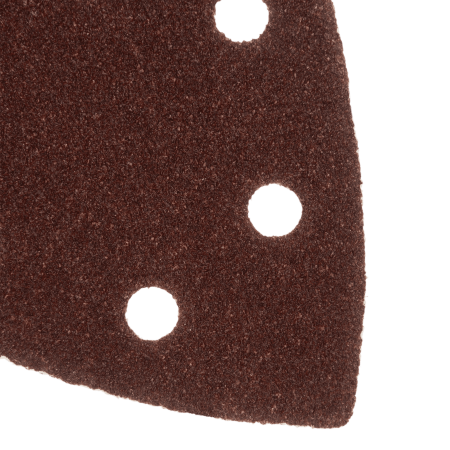 Треугольник абразивный на ворc. подложке под "липучку", перф., P 60, 150х150х100 мм, 5 шт. Denzel