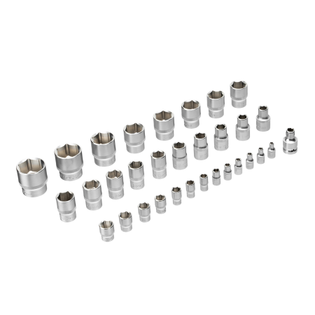 Набор инструментов DENZEL 1/2", 1/4", CrV, S2, пластиковый кейс, 94 предмета