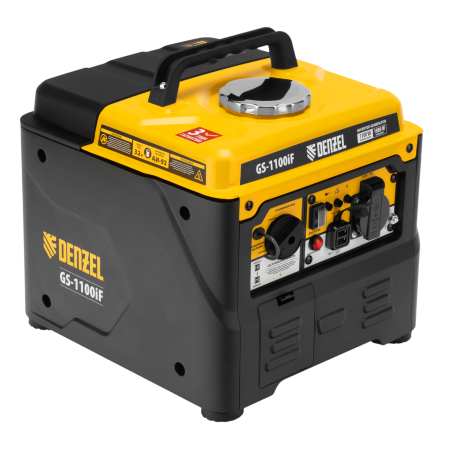 Генератор инверторный DENZEL GS-1100iF, 1,1 кВт, 230 В, ручной старт