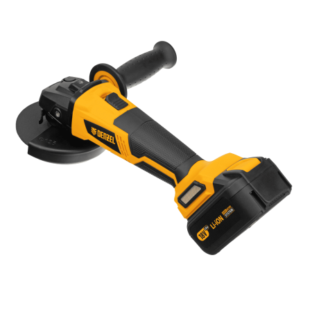 Машина углошлифовальная аккумуляторная бесщеточная DENZEL BLG-IB-18-125-4, Li-ion, 18 В