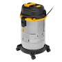 Пылесос строительный DENZEL RVC30, 1400 Вт, бак 30 л, шланг 3 м, розетка с автосинхр.
