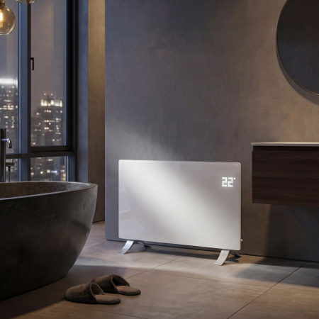 Конвектор электрический DENZEL OptiPrime-2000, Wi-Fi, тачскрин, цифровой термостат, 2000 Вт