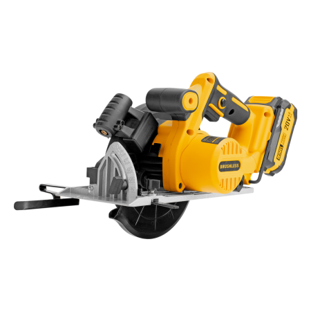 Пила циркулярная аккумуляторная бесщет. DENZEL CCSH-BL-20-185, 185 мм, Li-Ion, 20 В