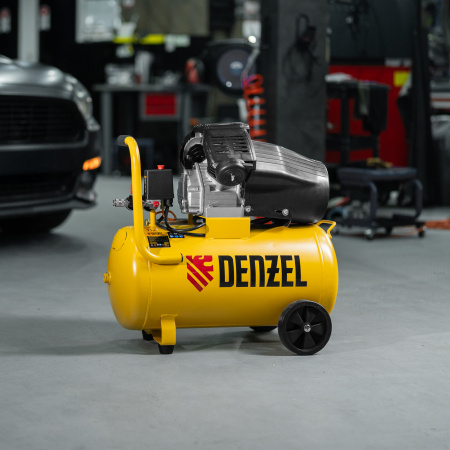 Компрессор воздушный прям. привод DENZEL DCV1800/50, 1,8 кВт, 50 литров, 320 л/мин