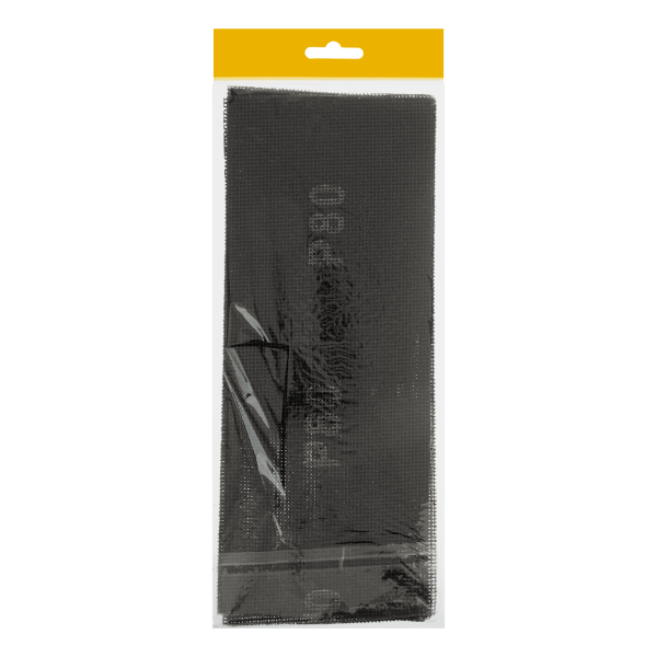 Сетка абразивная DENZEL 75169, P80, 115 x 280 мм, 5 шт.