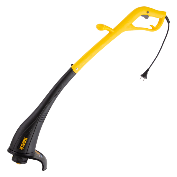 Триммер электрический DENZEL TE-350, 350 Вт, 260 мм, катушка полуавтомат