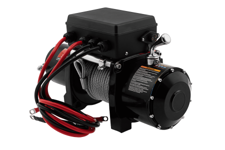 Лебедка автомобильная электрическая DENZEL LB- 2200, 2,2 т, 3,3 кВт, 12 В