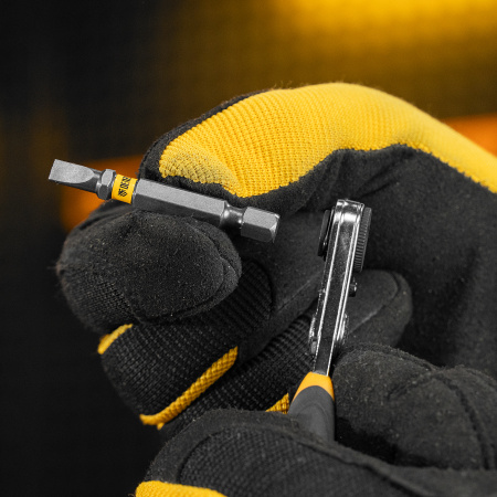 Бита DENZEL SL5,0х50, сталь S2, шестигранный профиль, 10 шт. Е 6,3