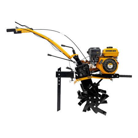 Мотоблок DENZEL DPT-270S, 7 л.с., ремен.сцеп, фрез 3х4, ШОМ, передачи 2В/1Н