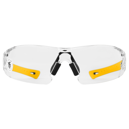 Очки защитные DENZEL открытые, поликарбонатные, прозрачная линза, 2х комп.дужки