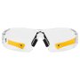 Очки защитные DENZEL открытые, поликарбонатные, прозрачная линза, 2х комп.дужки