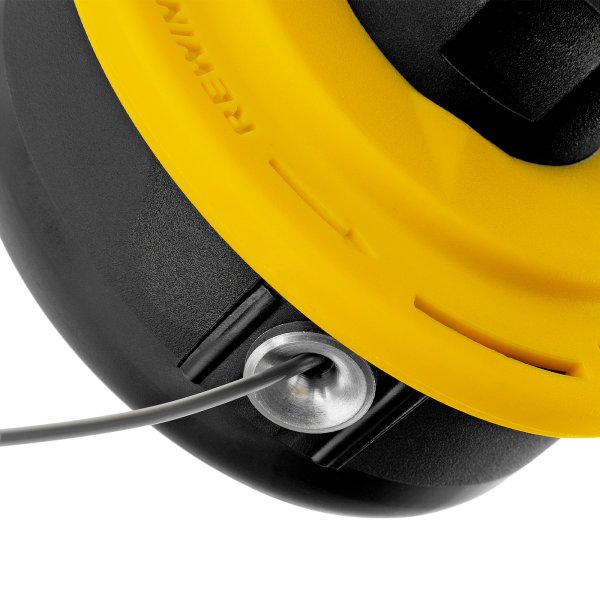 Катушка для триммера DENZEL 96324 полуавтомат, легкая заправка лески, M8 x 1.25, винт M8-M8