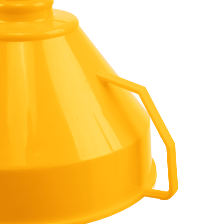 Воронка пластиковая DENZEL 160 мм с металлическим ситом и гибким наконечником