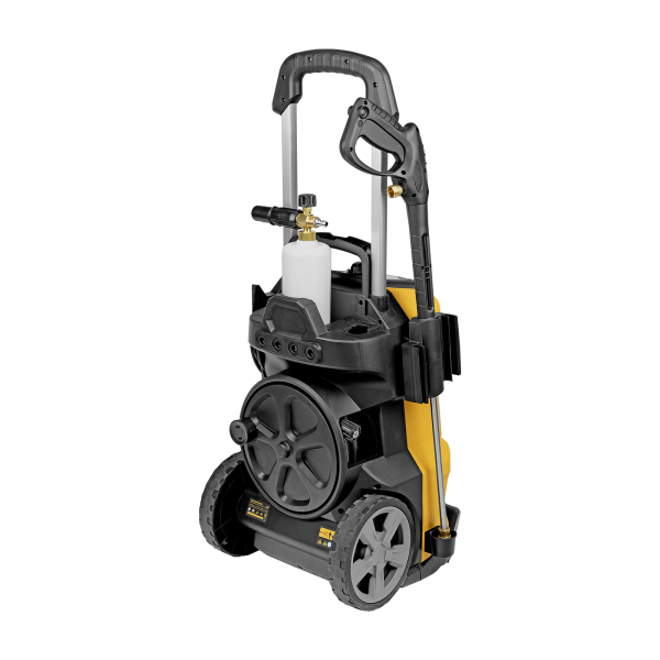 Моечная машина высокого давления DENZEL R-230iD, 3300 Вт, 230 бар, 600 л/ч, асинхронный двигатель, с барабаном