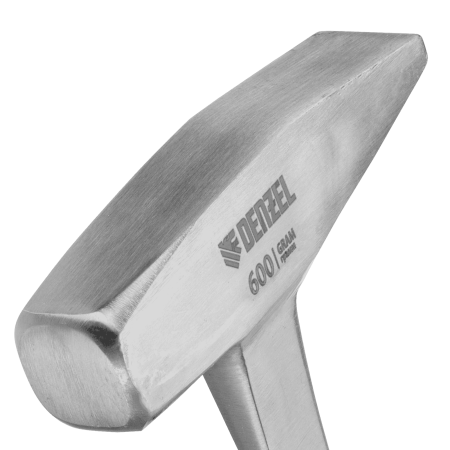 Молоток слесарный DENZEL 600 г, цельнометаллический, двухкомпонентная рукоятка