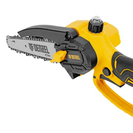 Цепная мини-пила аккумуляторная бесщет. DENZEL CCS-150, шина 150 мм, Li-Ion, 20 В