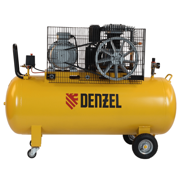 Компрессор воздушный DENZEL BCI5500-T/270, 5.5 кВт, ременный привод, 270 литров, 850 л/мин