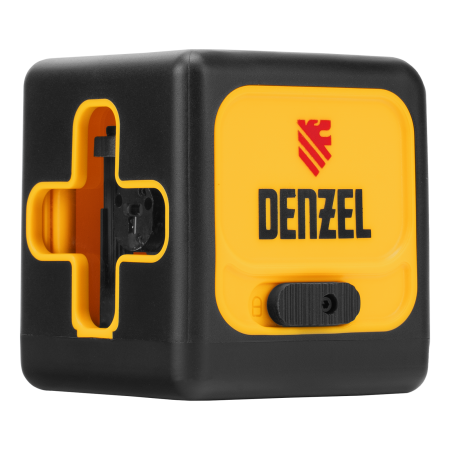 Лазерный уровень DENZEL DQB-T, 30 м, зеленый луч, батарейки, штатив