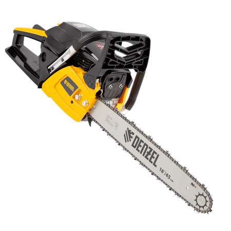 Пила цепная бензиновая DENZEL DGS-5218, шина 45 см, 3.5 л.с, шаг 0.325, 72 звена