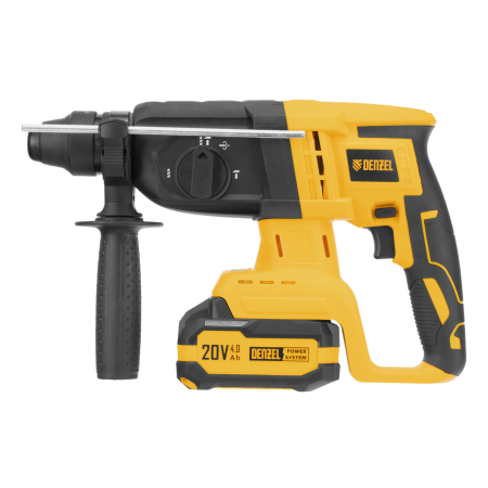 Перфоратор аккумуляторный бесщет. DENZEL RHH-BL-20-28, 3 Дж, Li-Ion, 20 В