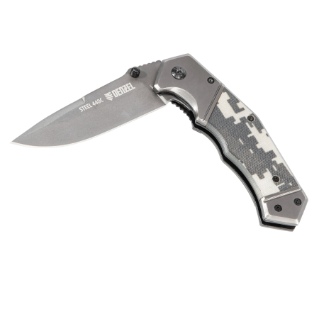 Нож складной DENZEL многоцелевой, системы Liner-Lock, с накладкой G10 на эргономичной рукоятке