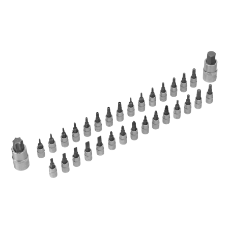 Набор инструментов DENZEL 1/2", 3/8", 1/4", CrV, S2, пластиковый кейс, 232 предмета
