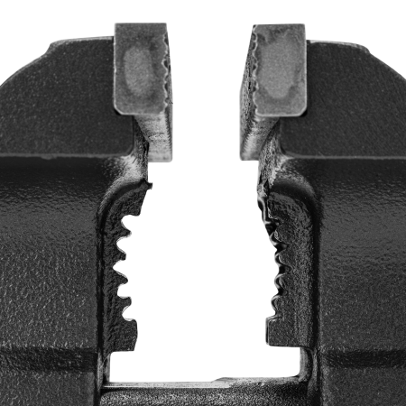 Тиски слесарные DENZEL BVH-150, 150 мм, поворотные, стальная направляющая, с наковальней