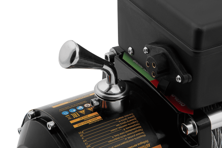 Лебедка автомобильная электрическая DENZEL LB- 2200, 2,2 т, 3,3 кВт, 12 В