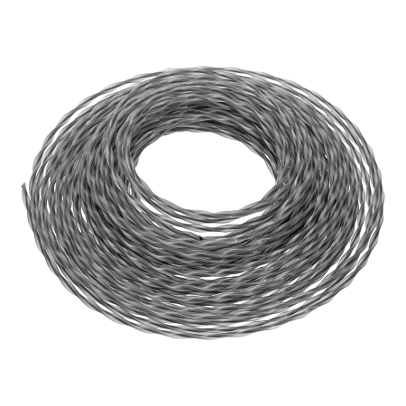 Леска для триммера DENZEL 96257 двухкомпонентная эллипс, 3,0мм х 15м, блистер EXTRA CORD