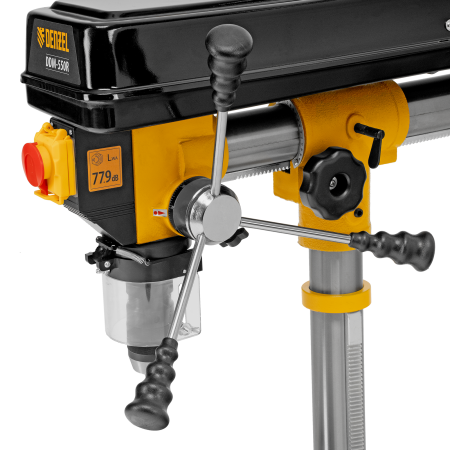 Станок сверлильный радиальный DENZEL DDM-550R, 550 Вт, 16 мм, 12 ск., настольный