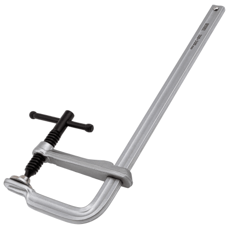 Струбцина DENZEL F-образная, 100x300мм, кованая