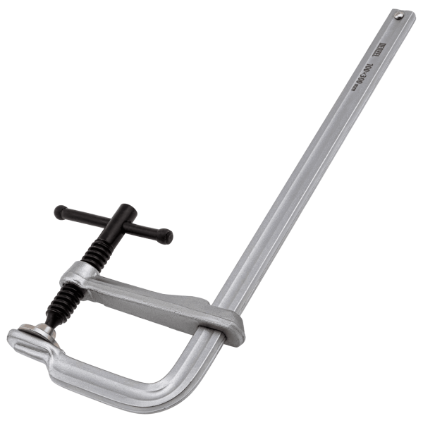 Струбцина DENZEL F-образная, 100x300мм, кованая Струбцина DENZEL F-образная, 100x300мм, кованая