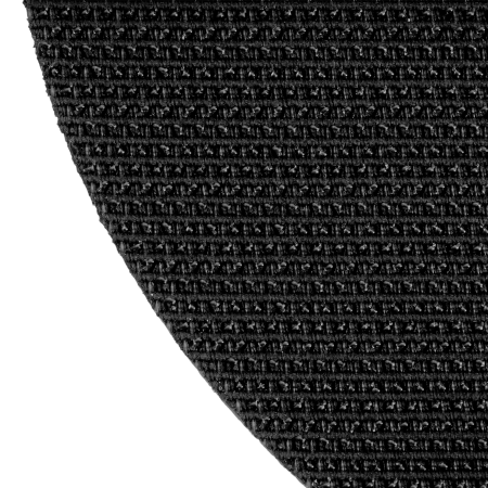 Брусок для шлифования, круглый DENZEL, 125 мм, с "липучкой