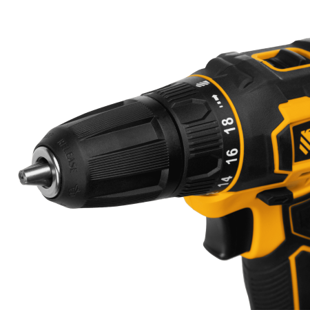 Аккумуляторная дрель-шуруповерт DENZEL CDL-18-02BM, Li-Ion, 18 В, 2 аккумулятор