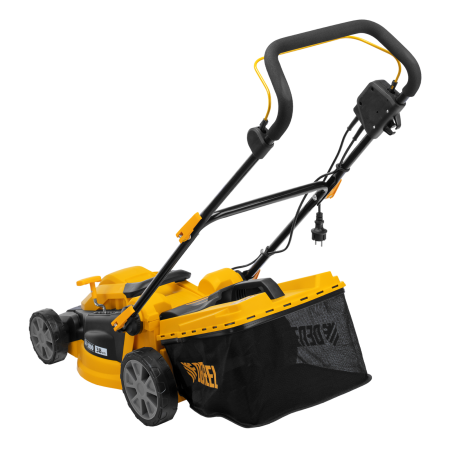 Газонокосилка электрическая DENZEL GM-1800, 1800 Вт, ширина 38 см, 6 уровней, 40 л