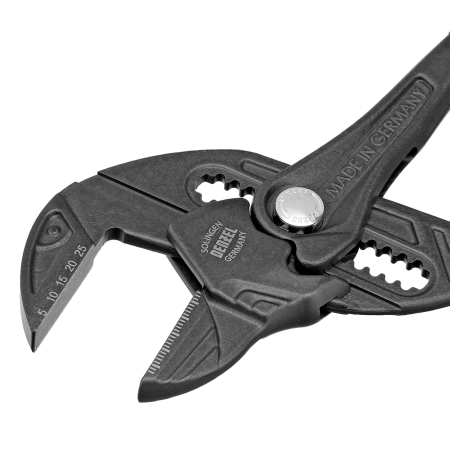 Клещи переставные DENZEL кнопочный механизм, обливные рукоятки, сантехнические, 250 мм