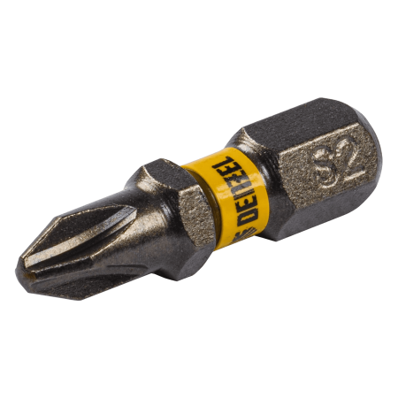 Бита DENZEL PH2х25, сталь S2, шестигранный профиль, 10 шт. Е 6,3