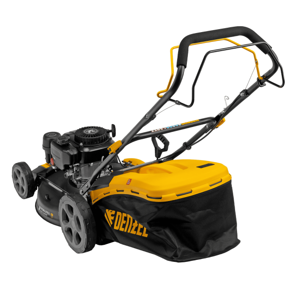 Газонокосилка бензиновая DENZEL GLR-510SP-ZS, 171 см3, ширина 51 см, привод, травосборник 65 л Газонокосилка бензиновая DENZEL GLR-510SP-ZS, 171 см3, ширина 51 см, привод, травосборник 65 л