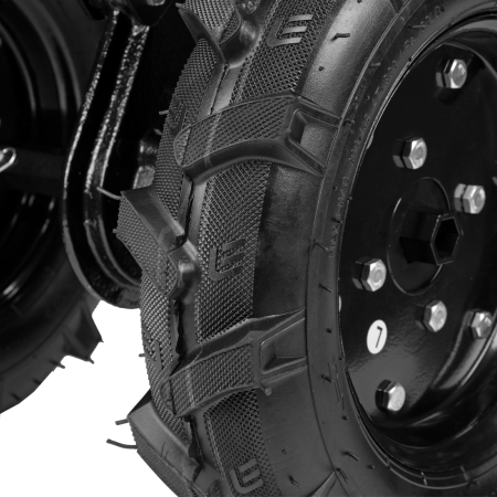 Мотоблок DENZEL DPT-270S, 7 л.с., ремен.сцеп, фрез 3х4, ШОМ, передачи 2В/1Н