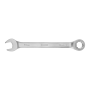 Ключ комбинированный трещоточный DENZEL, 18 мм, CrV, матовый хром