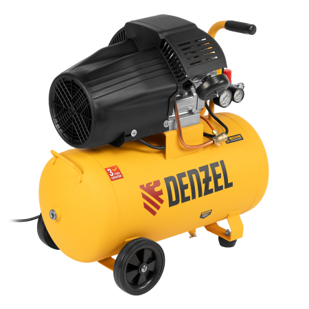 Компрессор воздушный прям. привод DENZEL DCV1800/50, 1,8 кВт, 50 литров, 320 л/мин