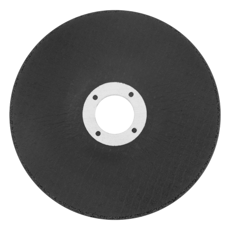 Круг шлифовальный по металлу DENZEL, 125 х 6,0 х 22,2 мм, A24QBF