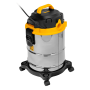 Пылесос строительный DENZEL SVC15, 1200 Вт, бак 15 л, шланг 2 м