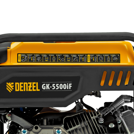 Генератор инверторный DENZEL GK-5500iF, 5,5 кВт, 230 В, ручной старт