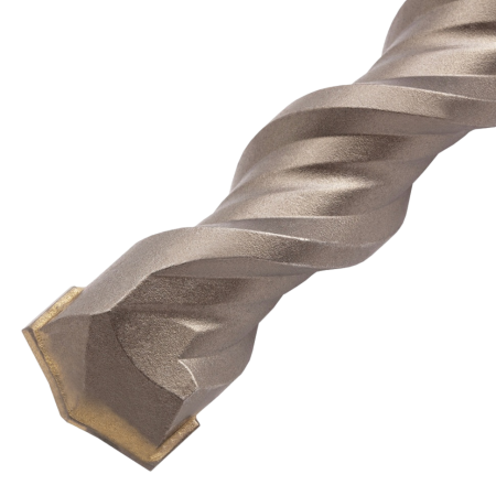 Бур по бетону DENZEL 705050, 20 x 600 мм, двойная спираль, три пылеотводящие кромки