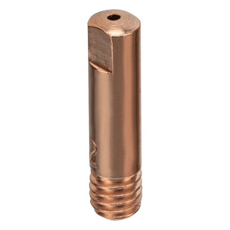 Токосъемный наконечник под проволоку DENZEL 1,2 мм, М5х24, E-CU, 20 шт для MIG горелки тип 15